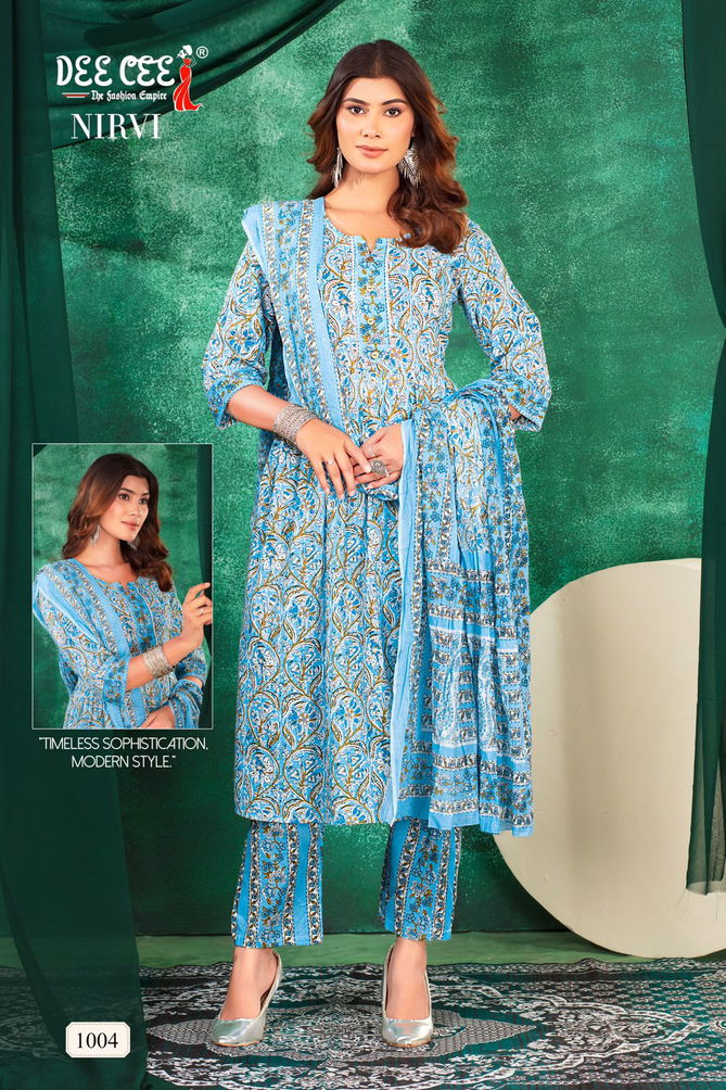 Nirvi By Deecee Rayon Foil Printed Kurti With Bottom Dupatta Wholesale Shop In Surat
